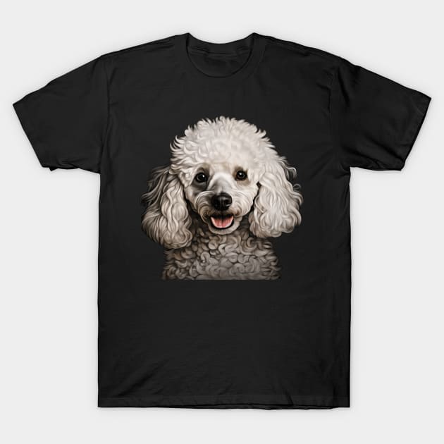 Cute Poodle Lovers Dogs Poodle T-Shirt by fromherotozero